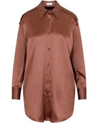 Brunello Cucinelli - Silk Shirt For - Lyst