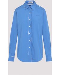 Miu Miu - Cotton Mini Shirt - Lyst