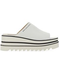 Stella McCartney - Eco-Friendly Sneakelyse Wedge Sandal - Lyst