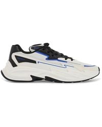 Balmain - Smooth Leather And Nylon Run-Row Sneakers - Lyst