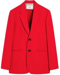 Ami Paris - Wool Semi-Lined Jacket - Lyst