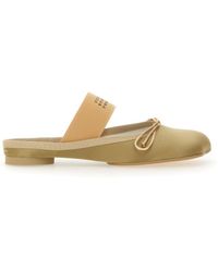 MM6 by Maison Martin Margiela - Mini Ballerina Sandals With Logo - Lyst