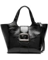 Roger Vivier - Grand Vivier Choc Leather Mini Bag - Lyst