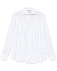 Brunello Cucinelli - Linen Shirt - Lyst