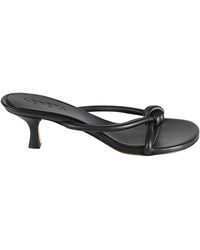 Bottega Veneta - Elegant Slip-On Sandals With Knot Detailing And Low Heel - Lyst