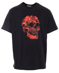McQueen - Skull T-Shirt - Lyst