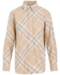 Burberry - Elegant Checkered Design Shirt For - Lyst