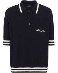 Balmain - Polo Punto Logo - Lyst