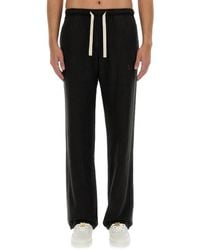 Palm Angels - Pants With Logo - Lyst