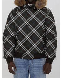 Burberry - Jacket With Check Pattern - Lyst