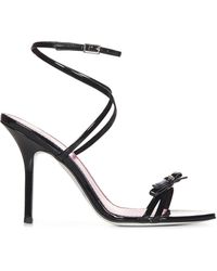 DSquared² - Elegant Stiletto Sandals With Signature Bow - Lyst