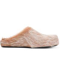 Marni - Calf Hair Fussbett Sabot - Lyst