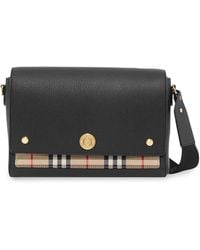 Burberry - Vintage-check Panel Crossbody Bag - Lyst