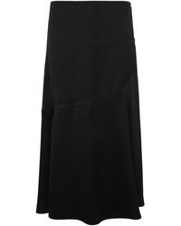 Jil Sander - Sustainable Fluid Viscose Mini Skirt - Lyst