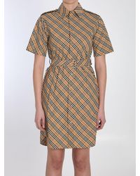 Burberry - Check Dress - Lyst