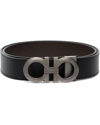 Ferragamo - Reversible Gancini Hook Belt - Lyst