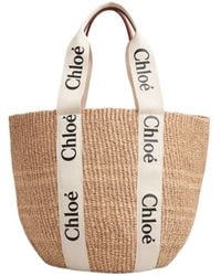 Chloé - Large Woody Basket Handbag - Lyst