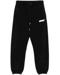 Off-White c/o Virgil Abloh - Cuffed Sweatpants With Spray Arrow Design - Lyst