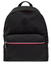 Moncler - Backpack With Logo Patch - Lyst