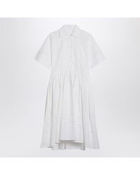 Jil Sander - Cotton Chemisier Dress - Lyst
