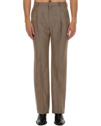 Saint Laurent - High Waist Wool Pants - Lyst