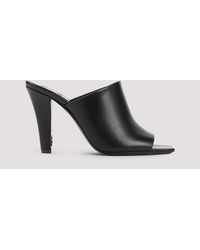 Saint Laurent - Nappa Leather 95 Flat Mules - Lyst