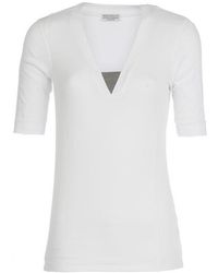Brunello Cucinelli - Soft Cotton Top - Lyst