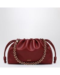 Loewe - Mini Ruched Leather Handbag With Detachable Strap - Lyst