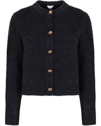 Bottega Veneta - Chic Bouclé Wool Cardigan - Lyst