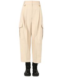 Givenchy - Cotton Cargo Pants With Metal Details - Lyst