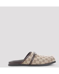 Gucci - Gg Motif Slippers - Lyst