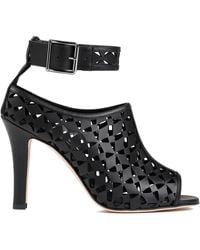 Manolo Blahnik - Elegant 105 Heel Leather Sandals - Lyst