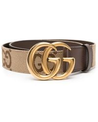 Gucci - Gg Marmont Jumbo Gg Wide Belt, Size 105 - Lyst