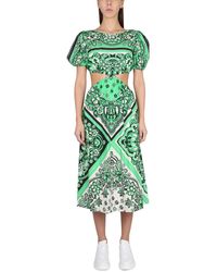 RED Valentino Floral Embroidered Macramé Dress | Lyst RED Valentino Floral Embroidered Macramé Dress | Lyst