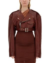 Rick Owens - Leather Jacket - Lyst