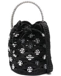 Rabanne - Mini Raffia Handbag - Lyst