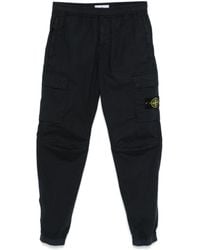 Stone Island - Compass-Badge Track Pants - Lyst