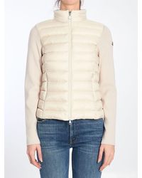 Moncler - Padded Jacket With Knit Back - Lyst