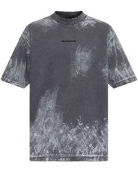 Tシャツ・カットソー BALENCIAGA Crumpled effect T-shirt Balenciaga Crinkled Effect T-shirt in Black for Men | Lyst
