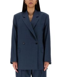 Acne Studios - Stylish Wool Jacket With Unique Button Closure - Lyst