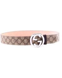 Gucci - Gg Supreme Belt - Lyst