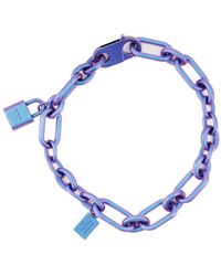Acne Studios - Mini Padlock Necklace - Lyst