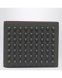 Christian Louboutin - Funky Smoky Studded Leather Wallet - Lyst