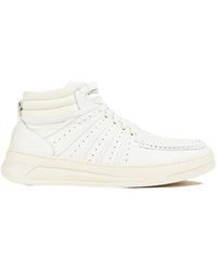 Acne Studios - Textured Leather High-Top Sneakers - Lyst