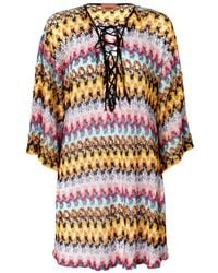 Missoni - Printed Short Kaftan - Lyst