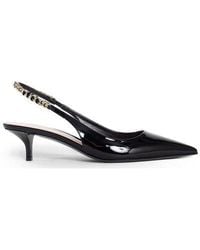Gucci - Signoria Patent Slingback Pump - Lyst