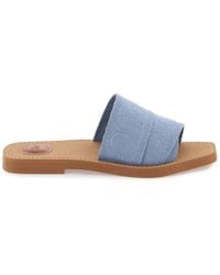 Chloé - Chic And Linen Sandals For - Lyst