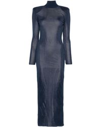 Self-Portrait - Long Fitted Dress - Lyst