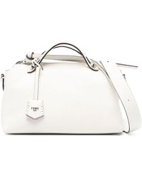 Fendi - Medium Grained Leather Handbag With Adjustable Strap - Lyst