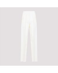 Giorgio Armani - Silk Trousers For - Lyst